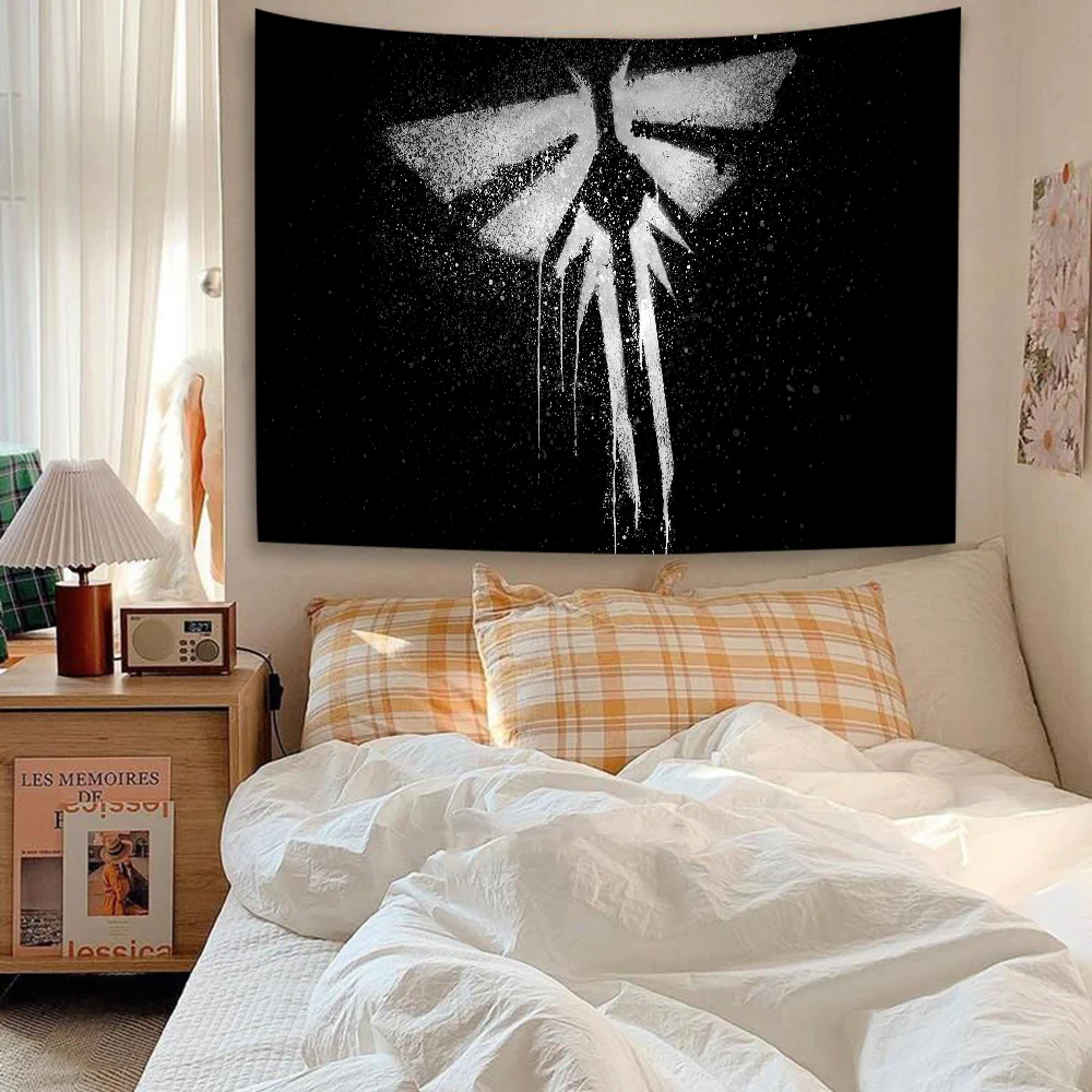 

VIKAMA Swim Spirit Ink Tapestry Ink Splash Pattern Bedroom Background Wall Minimalist Living Room Cafe Room Decoration