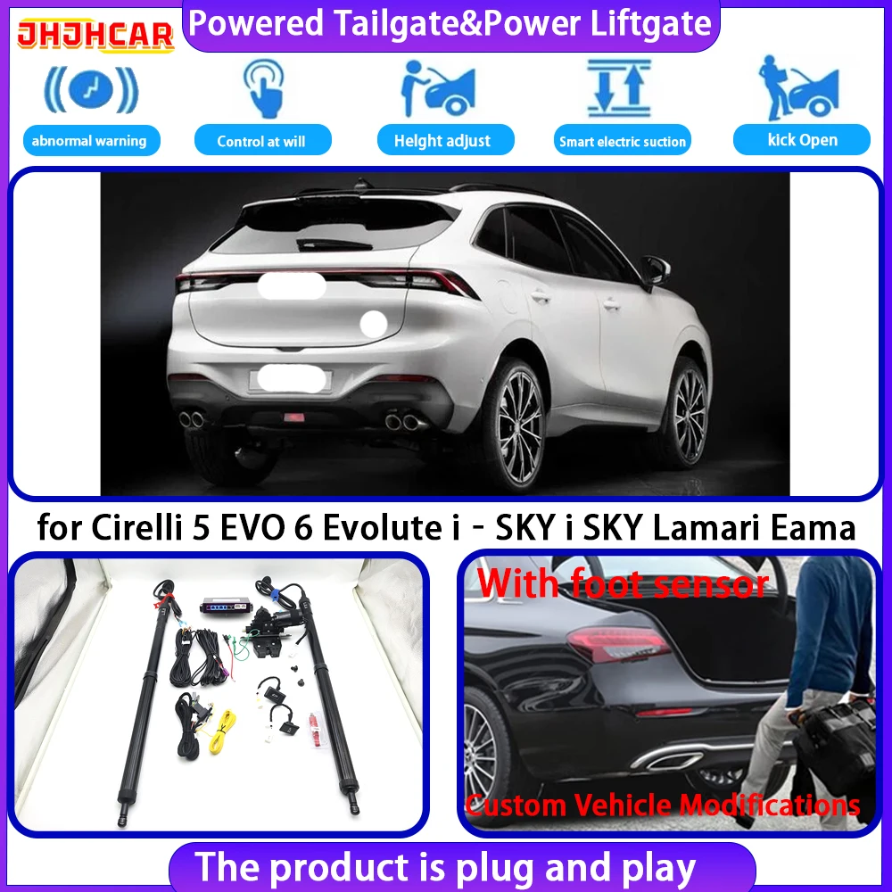 JHJHCAR for Cirelli 5 EVO 6 Evolute i‑SKY i SKY Lamari Eama OEM Smart Electric Powered Tailgate Power Liftgate Tailgate System