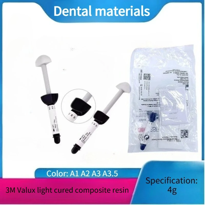 Dental Material 3M Valux Light Cured Composite Resin Universal Front Rear Teeth High Inlay Composite Resin Dental Filling Tools