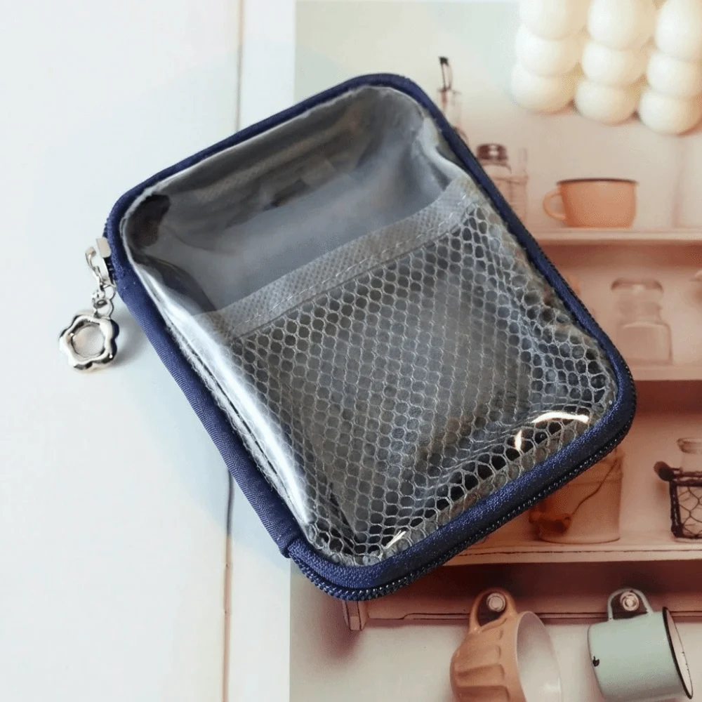 

PVC Material Clear Storage Bag Zipper Large Capacity Waterproof Toiletry Bag Hard Shell Multi-functional Makeup Bag Organizer