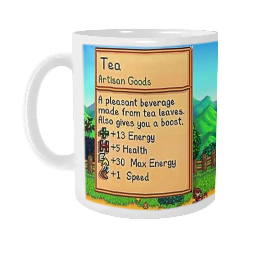 

Tea Mug Coffee Mug Stardew Valley Cup Video Game Mug Gamer Mug Ceramics Coffee Mug Cute Gamer Birthday Gift Back To Sch