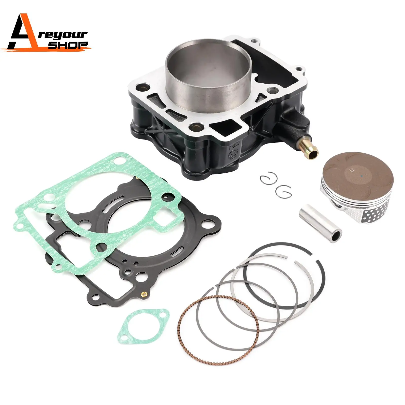 

77mm Cylinder Piston Gasket 250cc Kit for Bajaj Pulsar NS200 RS200 AS200 2012-2023