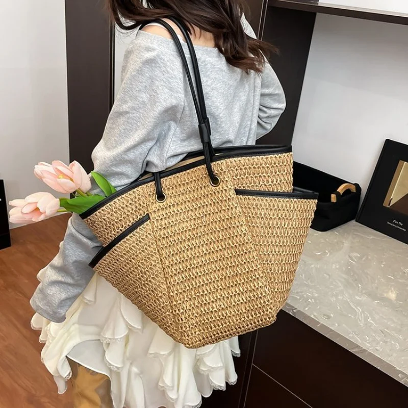 

Premium Quality Leather Tote Bag For Women Large Capacity Work Bag Stylish Shoulder Handbag Purse Ladies