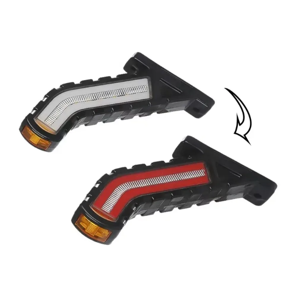 

2pcs for LED Outline Marker Truck Light Side Marker 12V-24V Lighting Neon Stalk Side Marker Lamp Trailer Waterproof Trailer