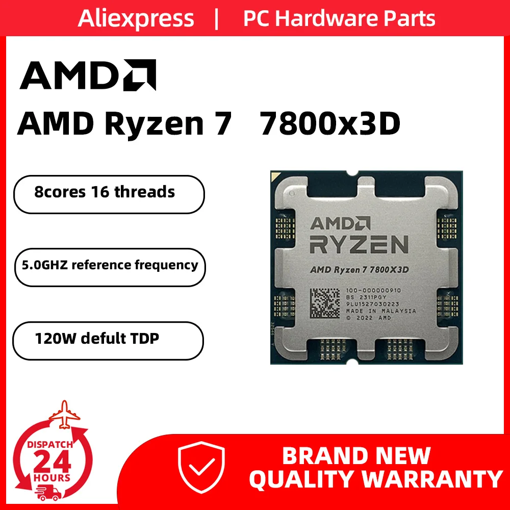 AMD Ryzen 7 7800X3D Processor Photo: Real-World Performance