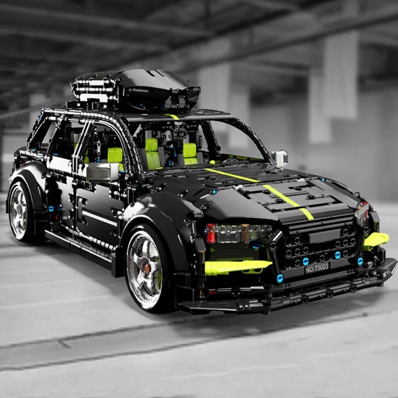 

RS6 Touring Car MOC Building Blocks 2896Pcs, City Sport Travel SUV Vehicle Model, Desktop Ornament DIY Construction Bricks
