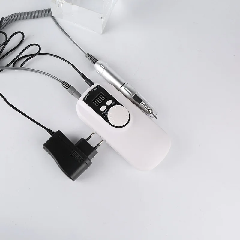 35000RPM Wiederaufladbare Elektrische Nagel Bohrer Professionelle Nagel Polieren Maschine Geräuscharm Nagel Sander Datei Für Maniküre Salon