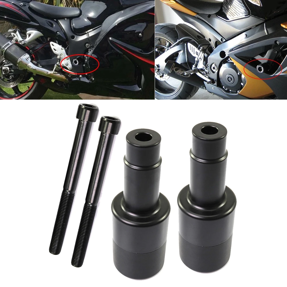 

Motorcycle Black Frame Sliders Crash Falling Protection Fit For Suzuki Hayabusa GSXR1300 GSX1300R GSX 1300R 2008-2012