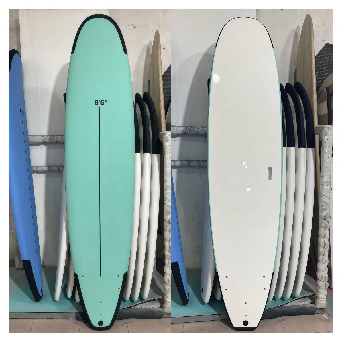 

2024 High Quality IXPE Foam Surfboards Customized Super Soft Top Surfboard Longboards for Surf School