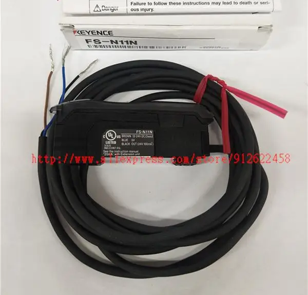 

FS-N11N Digital Fiber Optic Sensors Fiber Amplifier Cable Type Main Unit NPN New Original