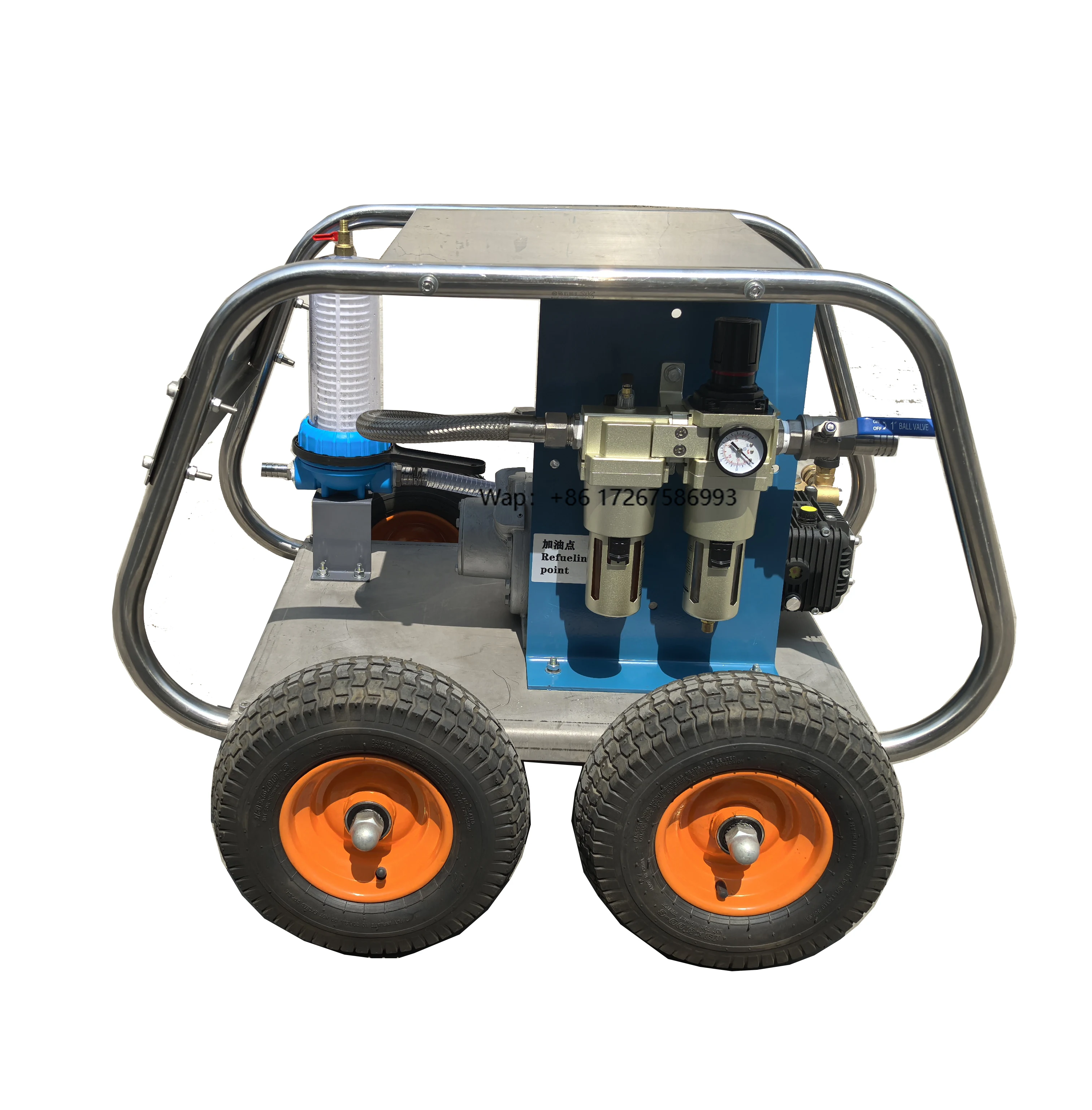 New Pneumatic Pressure Washer 3600psi 7.5KW Explosion-proof Pressure Cleaning Machine Cold Water Pressure Washing Cleaner
