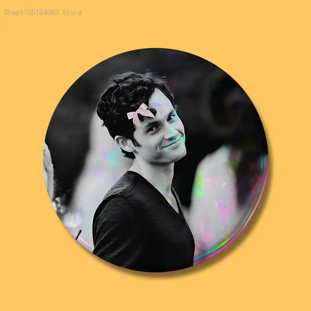 جو غولدبرغ Y-YOU بن شارات 25 32 44 58 75 مللي متر جولة تأثيري دبوس حقيبة ديكور المشجعين جمع الأصدقاء الهدايا بروش تذكارية