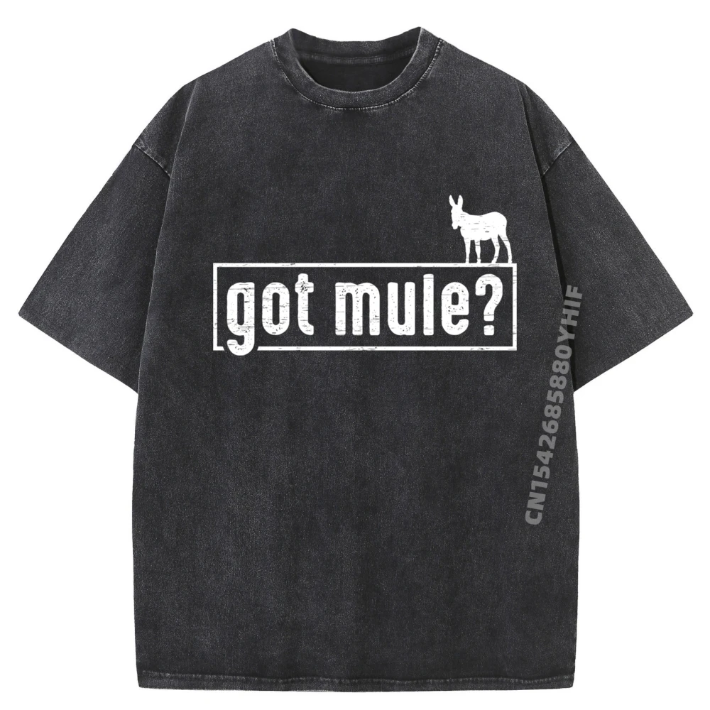 

Футболки с рисунком Mule Got Mule, ограниченное время, специальная дизайнерская одежда, мужская футболка с рисунком, модная стираная одежда