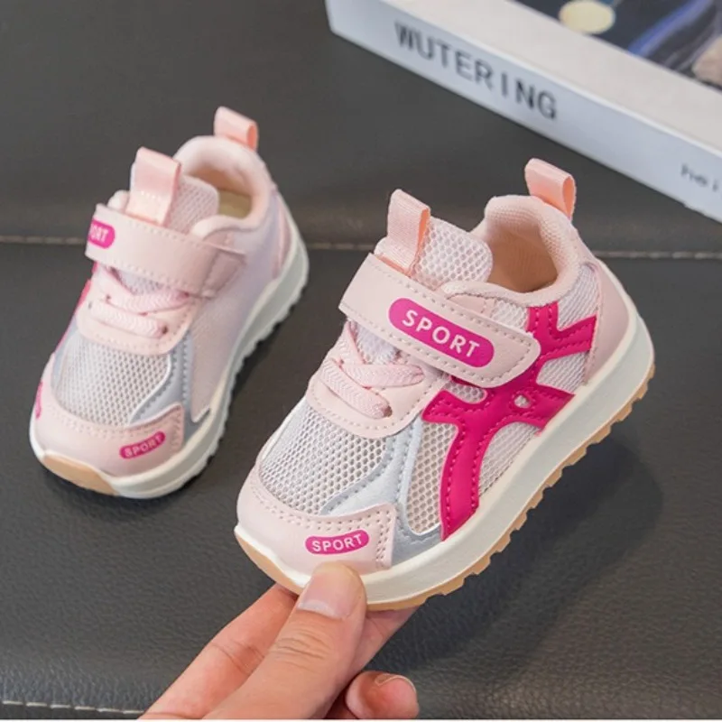 Children Casual Shoes 2026 Spring Autumn New Fashion Girls Trend Breathable Mesh Comfortable Beautiful Sports Shoes for Girls