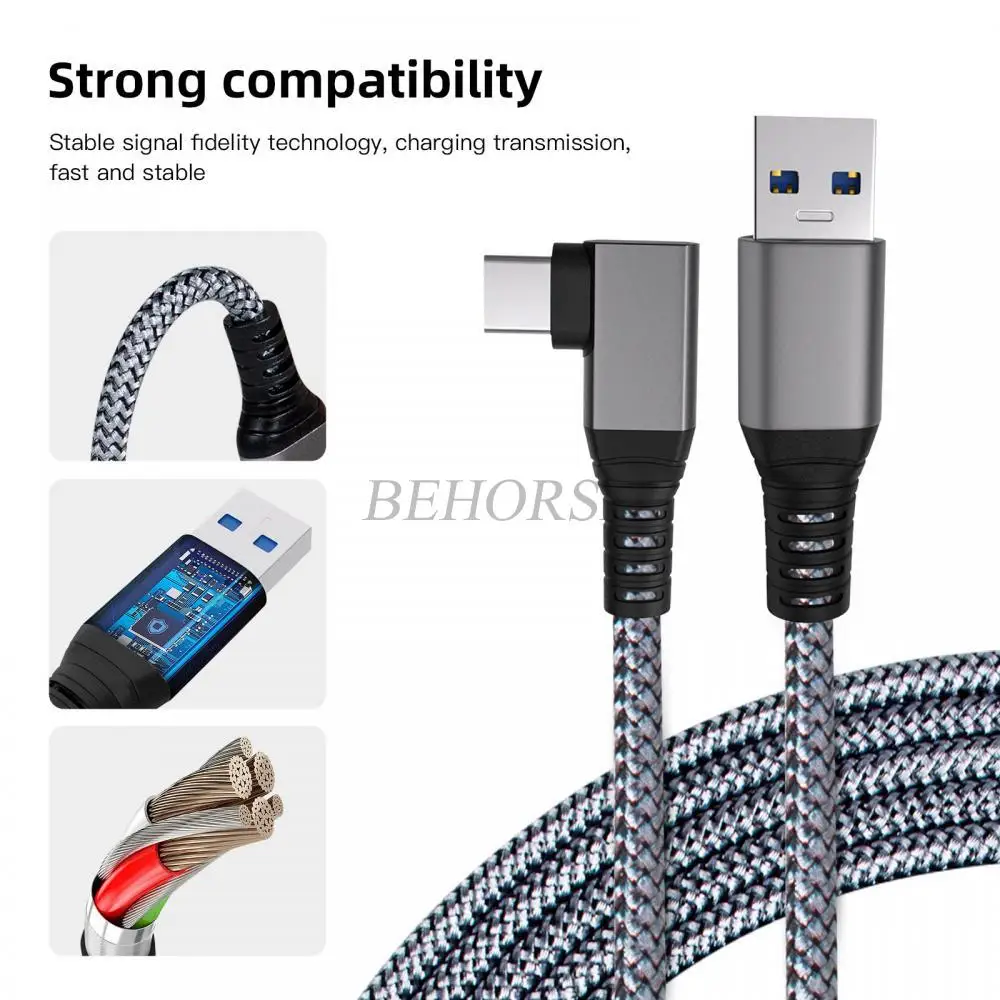 VR كابل ربط 5 متر/6 متر/7 متر كابل شحن خط USB 3.0 نقل كابل بيكو 3 نوع-C محول ل كوة كويست 3/2 VR الملحقات #3