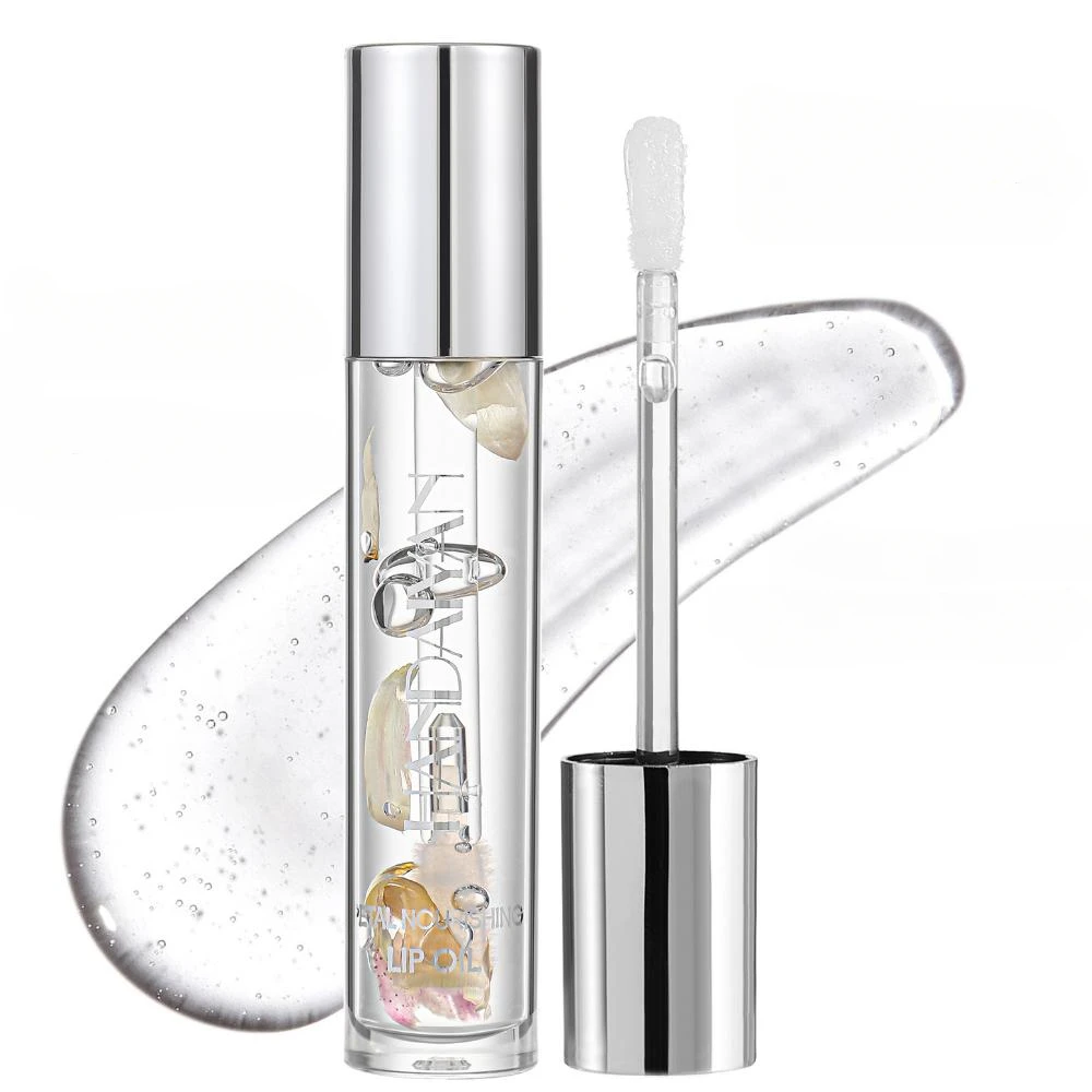 

HANDAIYAN Crystal Jelly Lip Oil Hydrating Transparent Glass Lip Gloss Plumping Clear Plumper Serum Lips Care Makeup Cosmetics