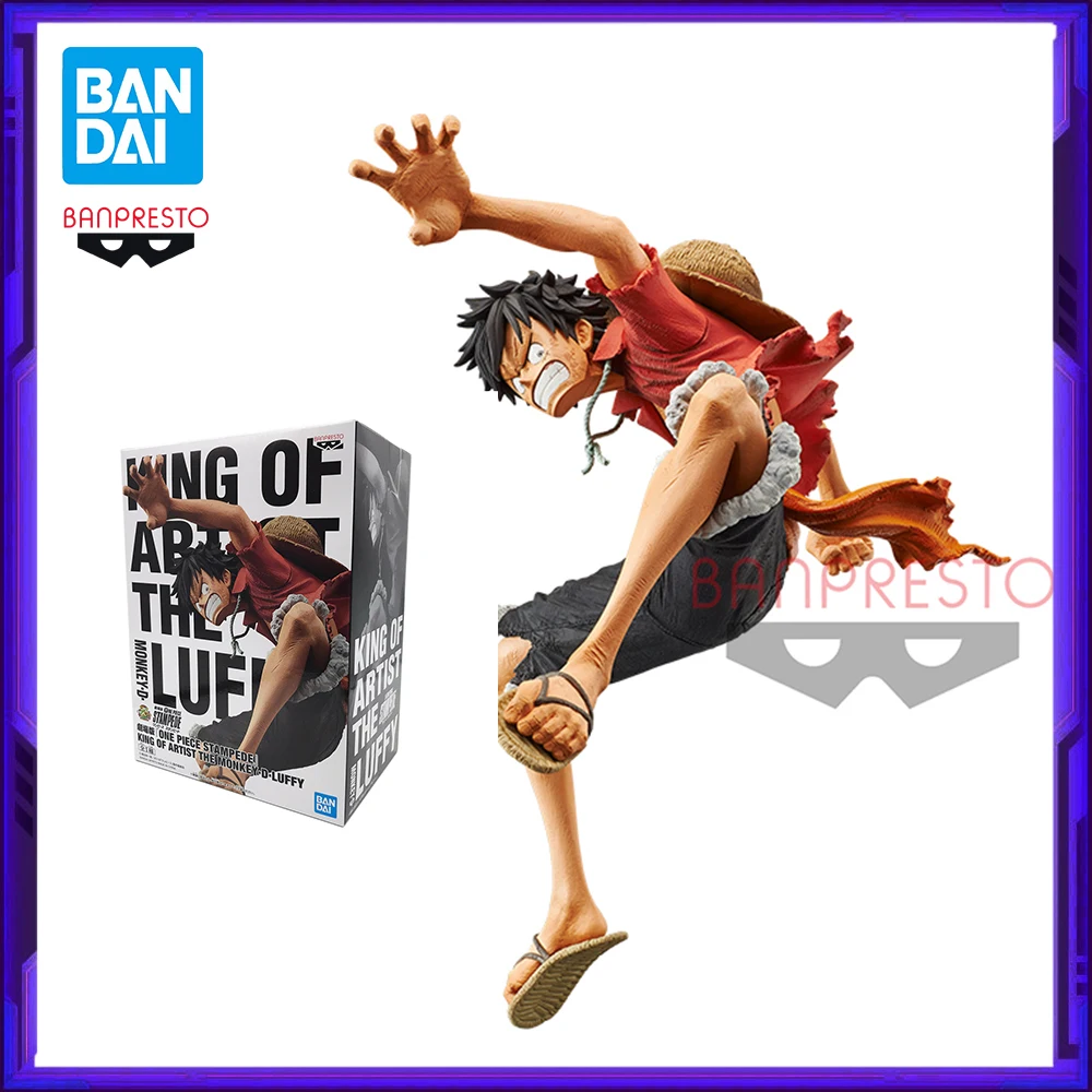 

In Stock Bandai Original Banpresto ONE PIECE Monkey D. Luffy Anime Action Figure Model Figures Toys