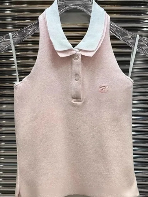 

2025 New Sle Slim Fit Bal Svel Collared Top Women's Faionable Casual Wear Moisture ng Pure Color T-irt