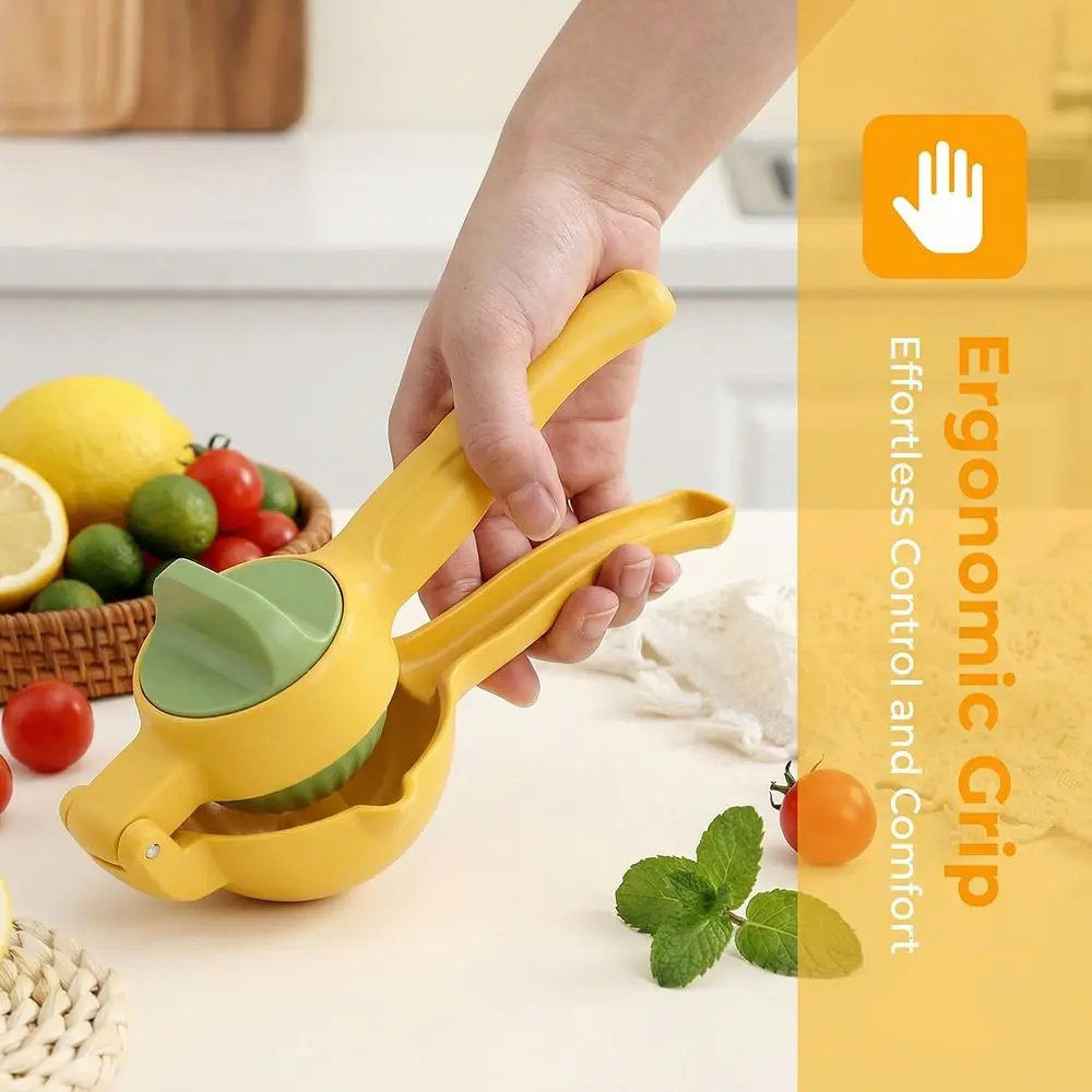 Easy To Clean Hand Lemon Squeezer Labor Saving Portable Design Manual Juicer Max Extraction Comfortable Grip Fruit Press Citrus