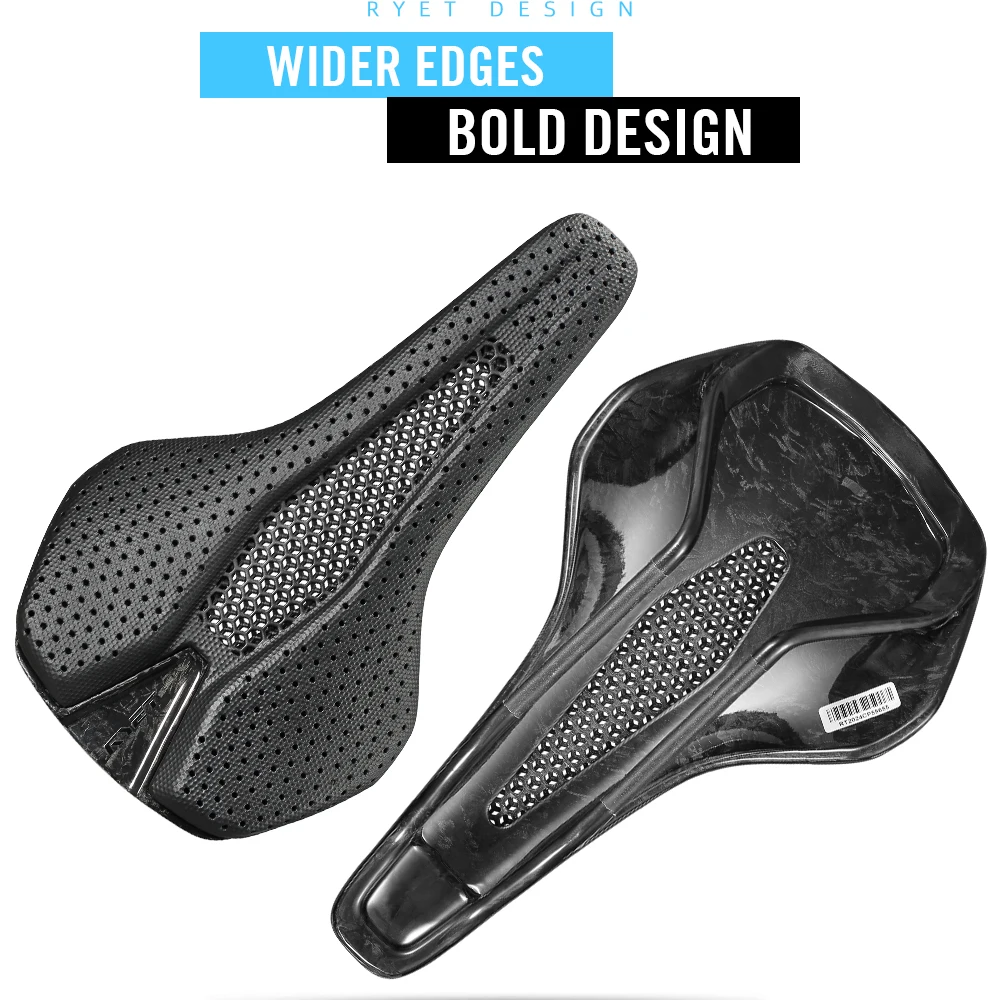 2026 RYET Fahrradsattel 3D-Gedruckter Radsitz-Polster 7x9mm Carbon Rennrad Mountainbike Gravel MTB Sattel Fahrradteile – Detail 14