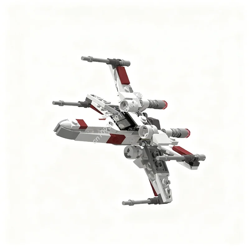 

153 детали MOC Star Battle Mini X-Wing 1, конструктор, архитектурные игрушки, креативный набор для самостоятельной сборки, идеи для подарков на Рождество, развивающие игрушки для детей
