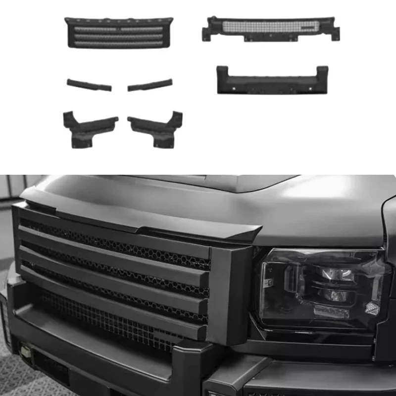 

Car Matte Black Front Grille Suitable for CHERY JETOUR Traveler High Quality ABS Obsidian Grille Car Appearance Accessories