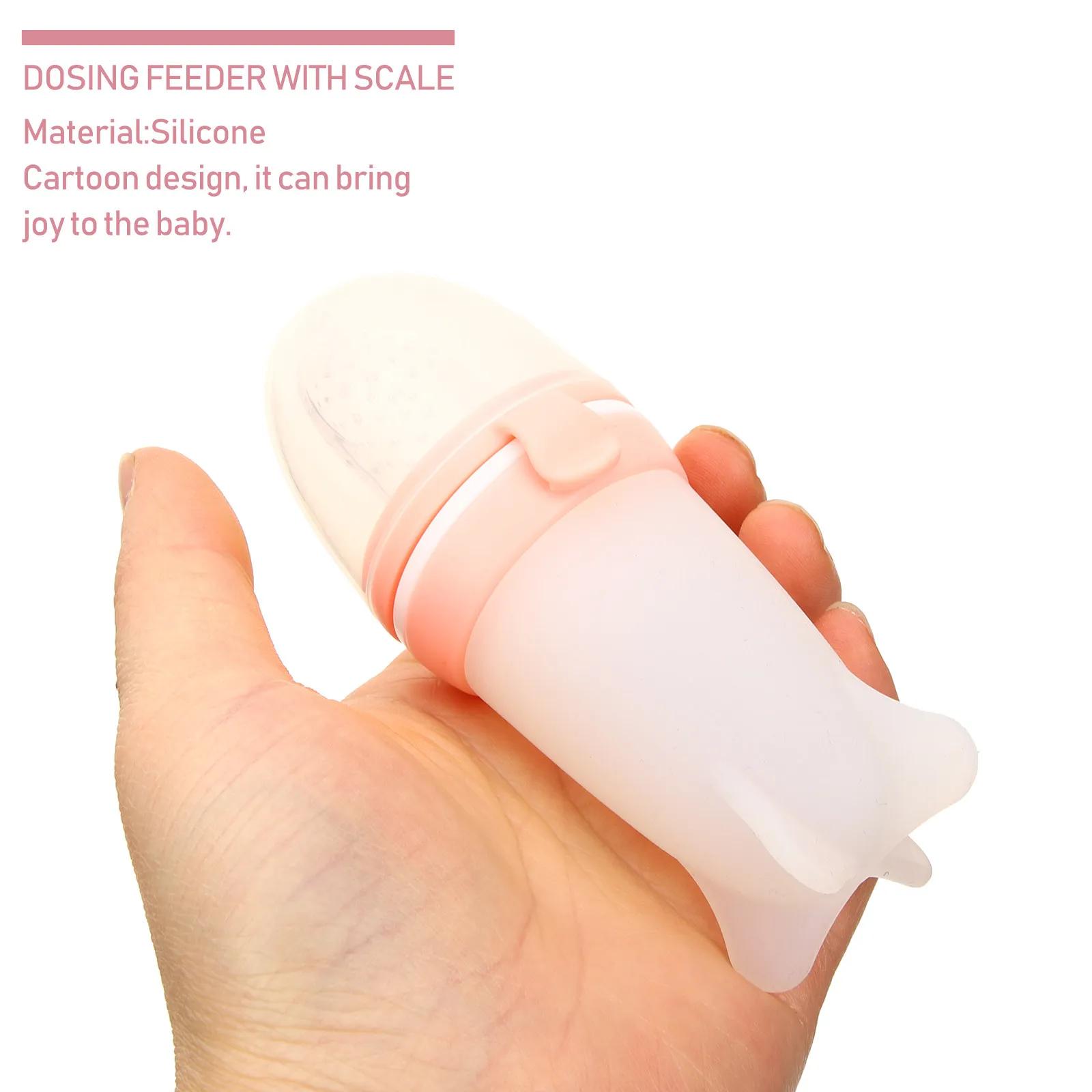 Baby Silicone Rice Paste Spoon Infant Pacifier Feeding Children's Medicine Feeders