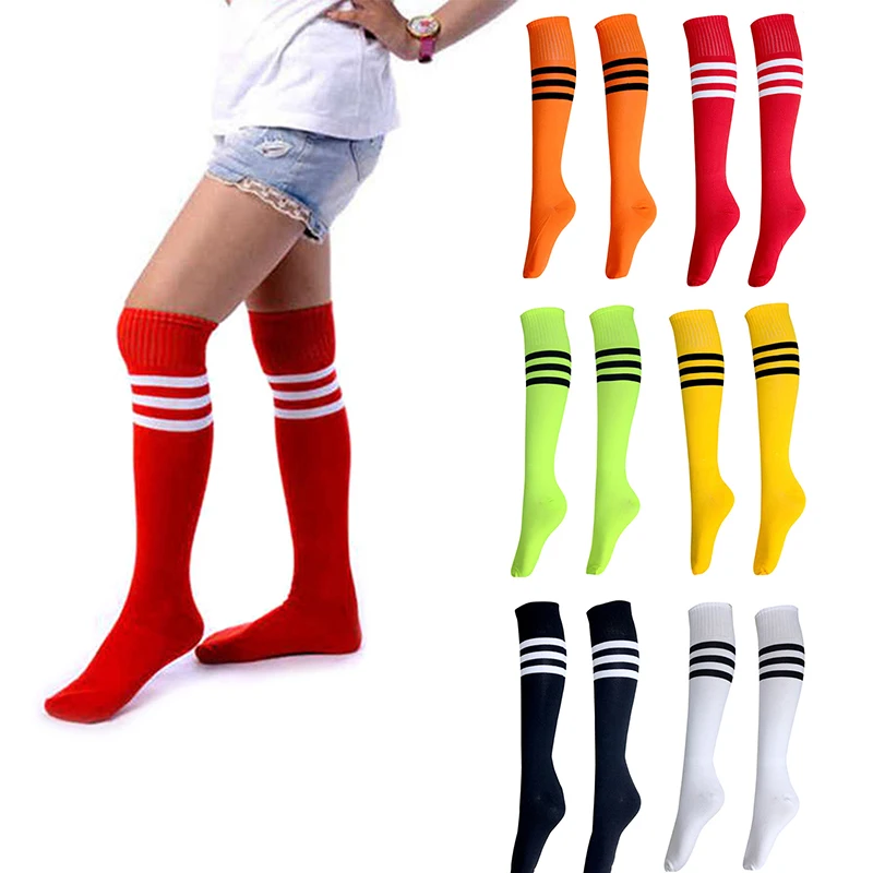 Fußball Socken hochwertige lange Rohr Knie Baumwolle Legging Strümpfe Fußball Baseball Laufsport Erwachsene Socken