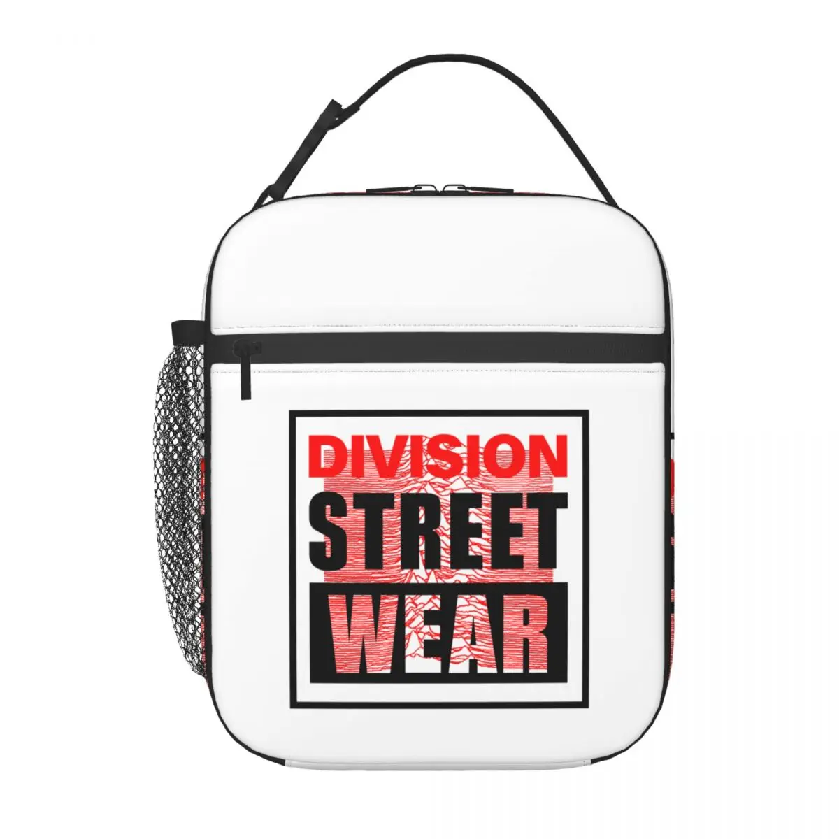 Custom Joy Division Meets Vision Street Wear Lunch Bag Women Warm Cooler Insulated Lunch Box for Kids School