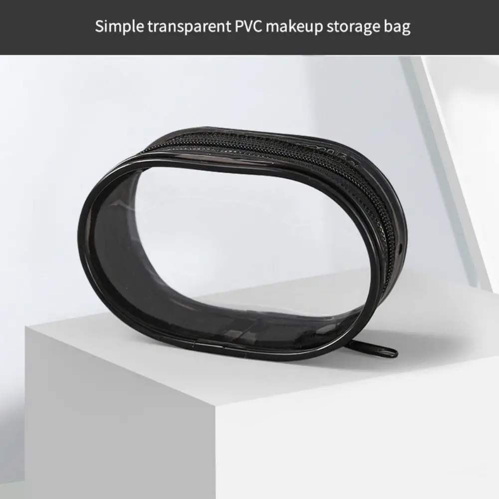 

Дорожная портативная коробка для хранения кабеля данных, водонепроницаемая ПВХ косметичка, прозрачная кукольная сумка для хранения косметики
