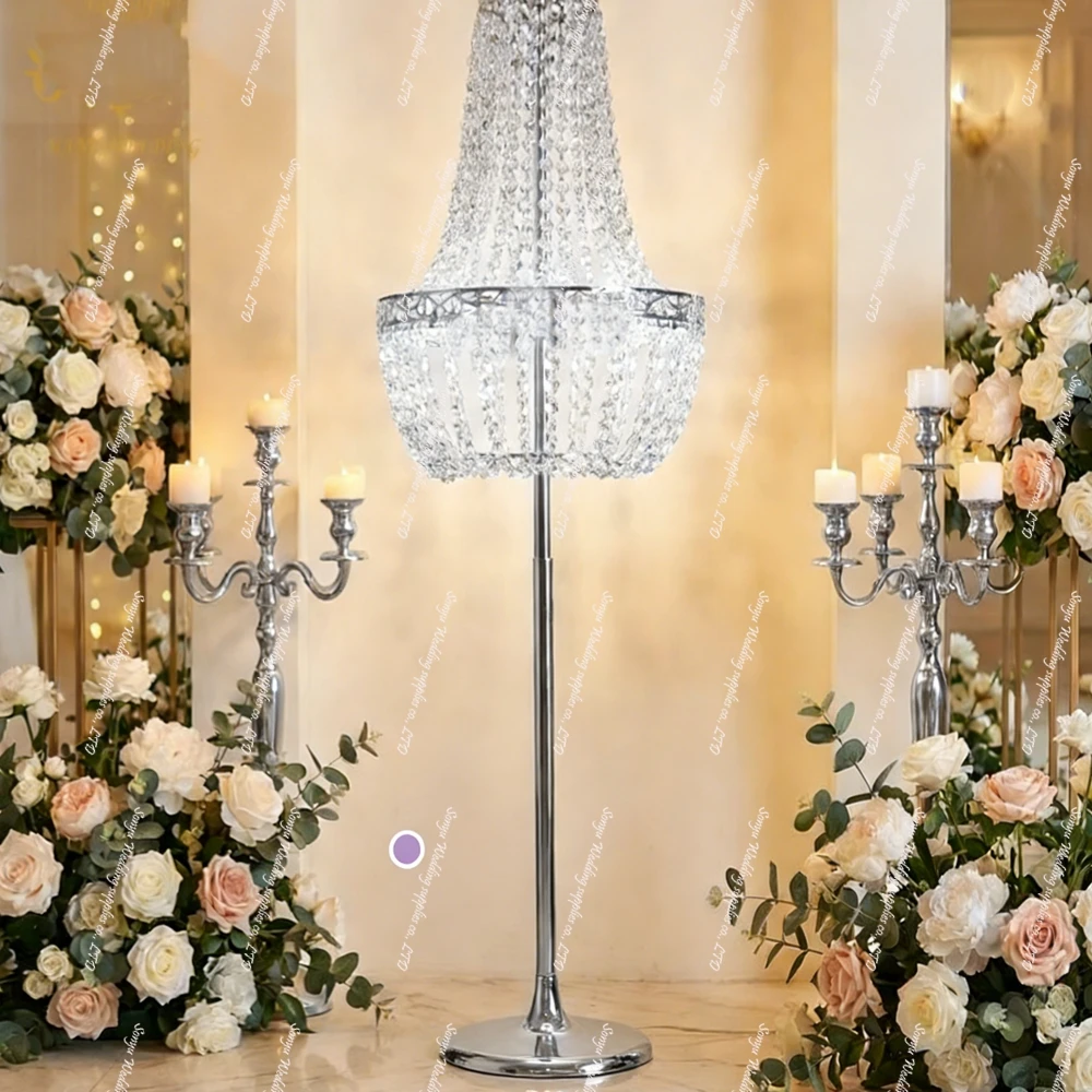 

10pcs simple wedding decor Table Lamp Light walkway pillar backdrop aisle decor stand for wedding Dining Hotel or party