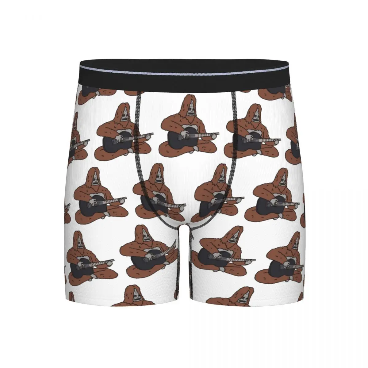 

Long Boxer Underpants Shorts Sassy With Guitar Big Lez Show Panties Men Soft Underwear for Homme Man Boyfriend Gift