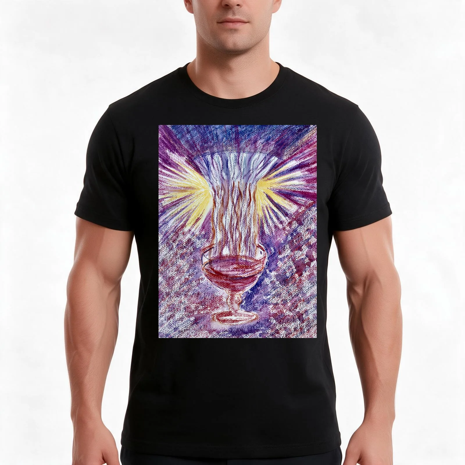 TRANSFORMATION/CHRISTIAN/SPIRITUAL/WATER T-Shirt Summer Casual Cotton Tee Oversized Streetwear Tops Vintage Graphic Print