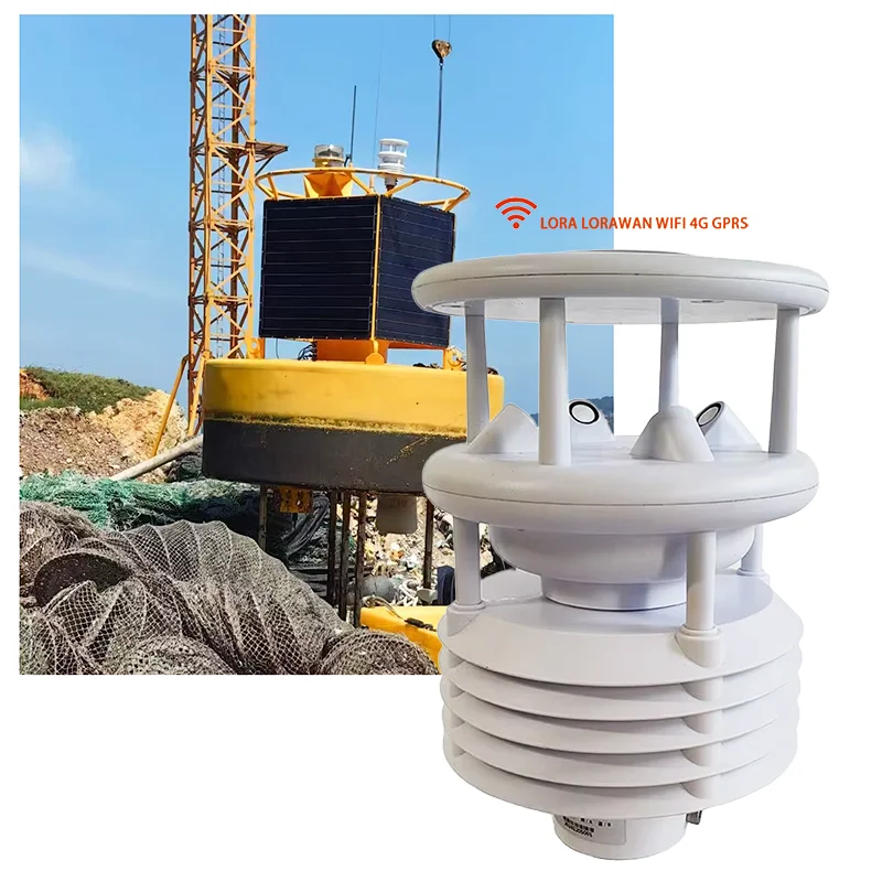 Bulk Order Discounts CE RoSh Certified 8 Element Small Automatic Weather Sensor Marine Weather Station Global Shipping Available