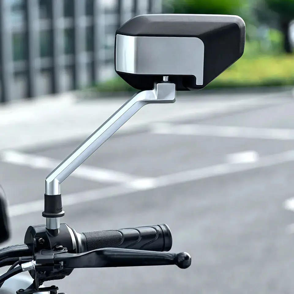 8mm Motorcycles Rearview Mirror Side Mirror For Safety View Turning Left Right Mirror Adjustable Mini Autocycle Rear View
