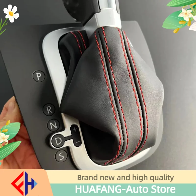 

Original Lhd Dsg Gear Shift Knob With Dust Leather Cover Red Stitching For Golf 6 Mk6 Gti Gli Scirocco 16d713203a High Quality