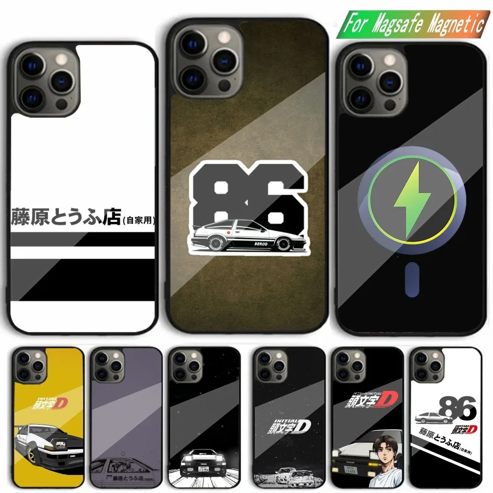 I-Initial D A-AE86-6 Phone Case For iPhone 15,14,13,12,11,Plus,Pro,Max Mini Magsafe Magnetic Wireless Charging