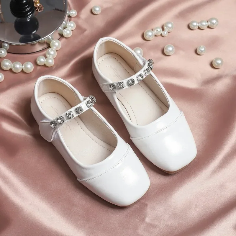 

Children Dress Flats Performance Dance Glitter for Girls Leather Shoes Wedding 2025 Spring Autumn Kids Princess Shoes Sparkling
