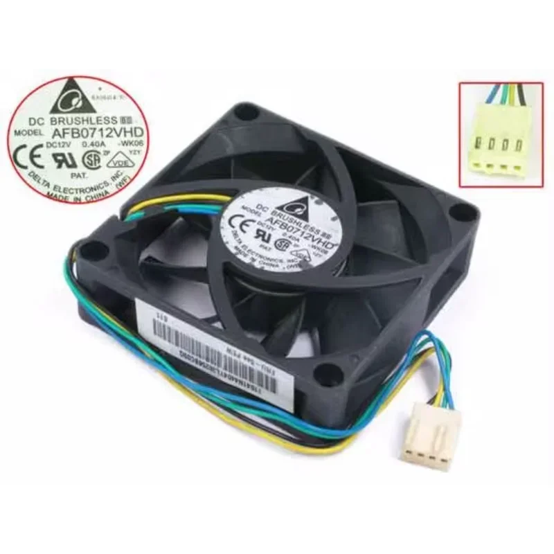 

Delta Electronics AFB0712VHD WK06 DC 12V 0.40A 70x70x20mm Server Cooling Fan