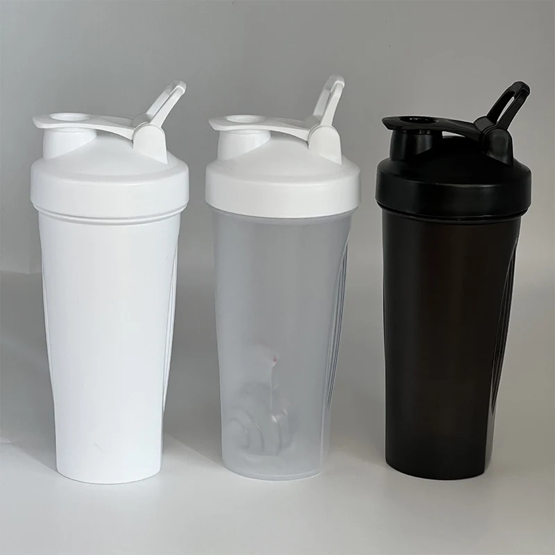 600ml Protein Shaker Bottle Protein Powder Shake Cup for Gym Ffitness Shaker Scale Portable Water Bottle Slushy Cup