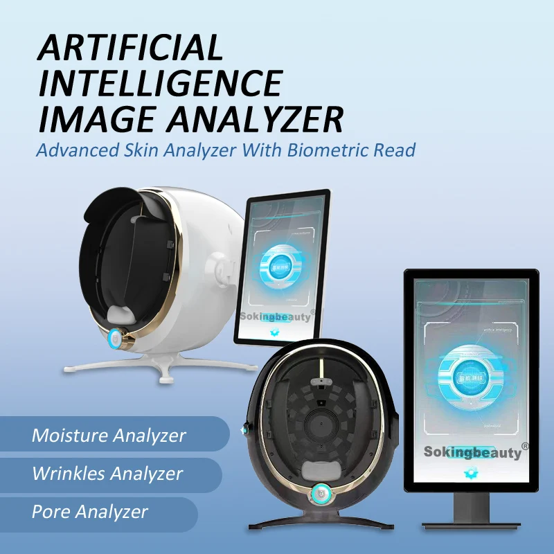 2024 Nuovo portatile intelligente 3D scanner fotocamera dispositivo test facciale macchina per l'analisi della pelle macchina per l'analisi della pelle
