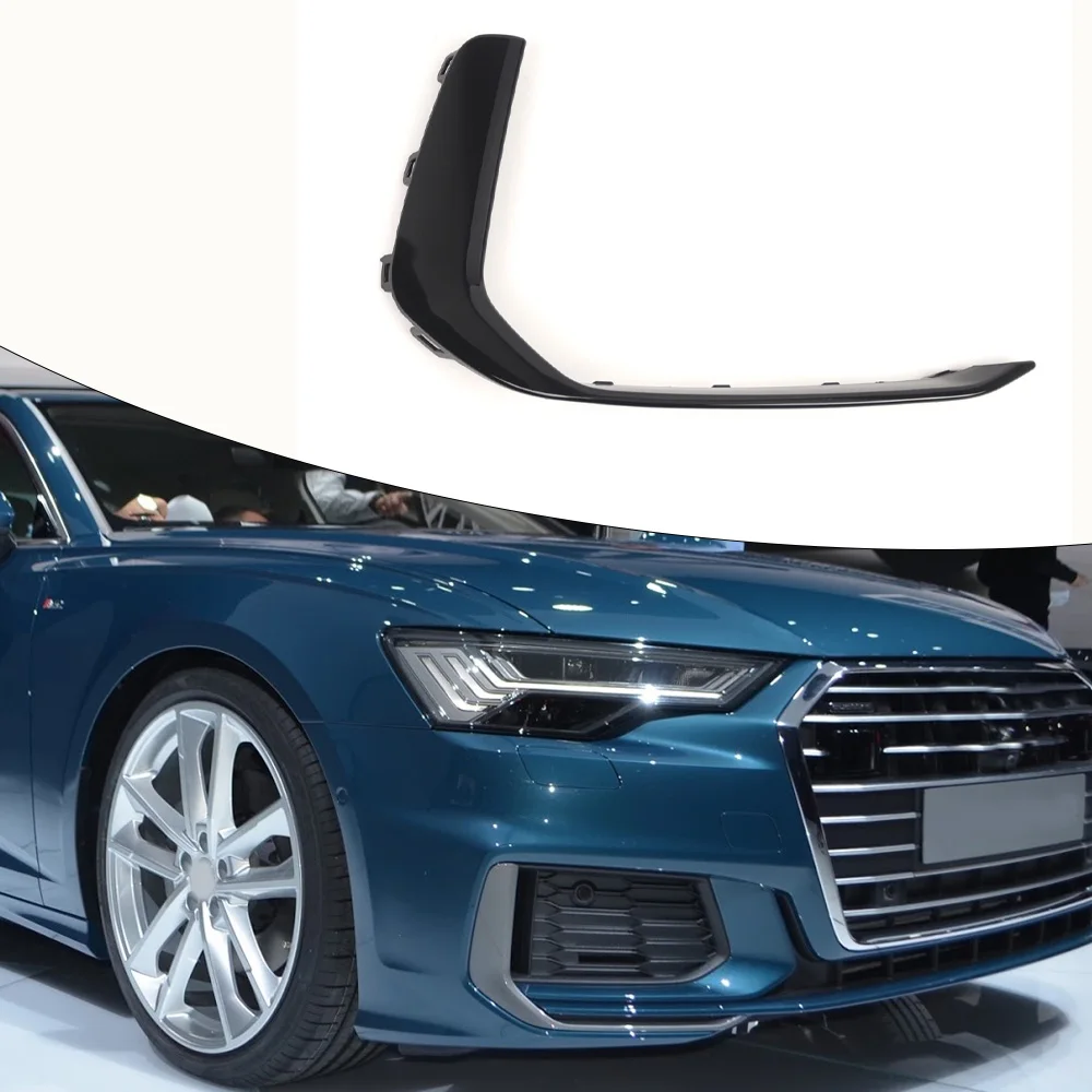 

Car Left / Right Front Bumper Lip Lower Spoiler Splitter Cover Trim For Audi S6 C8 S-line 2019 2020 2021 2022 2023 2024 2025