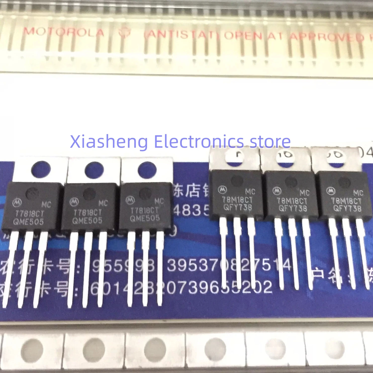 

New Original 10Pcs MCT7818CT MC7818CT MC78M18CT T7818CT TO-220 Transistor In Stock Good Quality