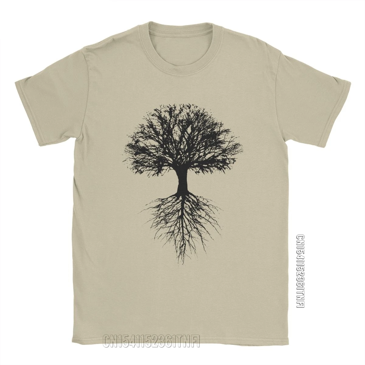 Awesome Tree Of Life T-Shirt Men O Neck Cotton T Shirts Nature Classic Short Sleeve Tee Shirt Summer Clothing