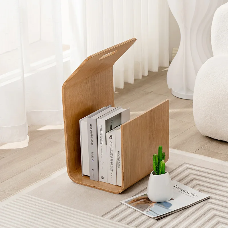 

Solid wood Nordic side few multi-functional creative living room corner