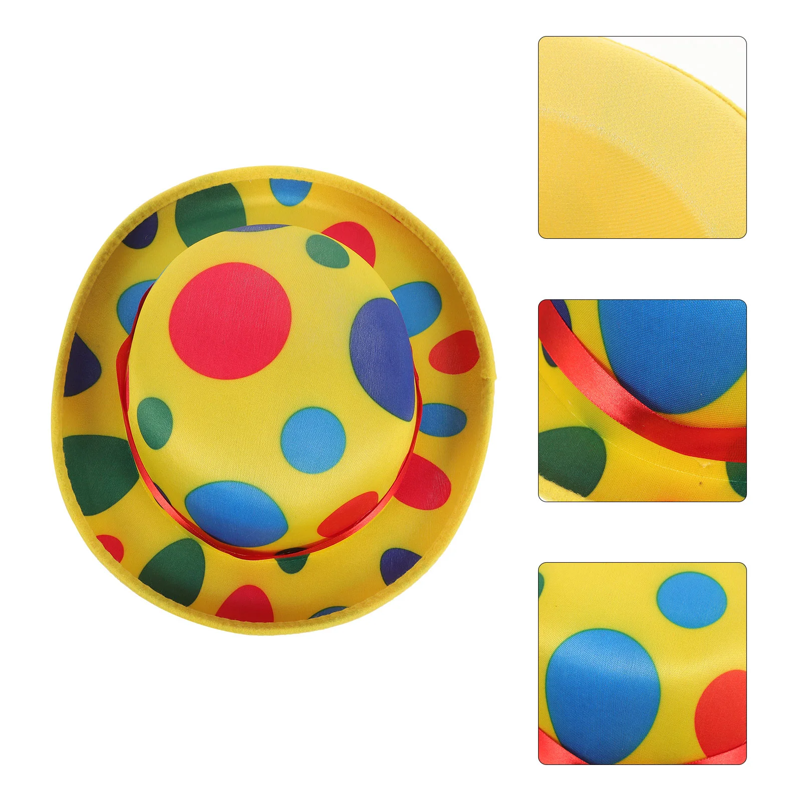 Chapeau de clown de carnaval, accessoires de performance, chapeau de costume créatif, fête de clown