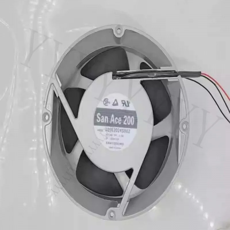 Y+SANYO 109E2024S002 DC24V 1.9A  200*70MM Round Aluminium Frame Cooling Fan