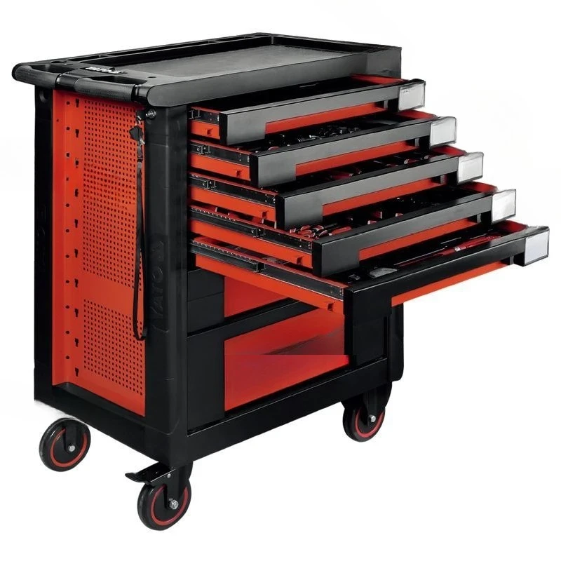 Heavy-duty tool carts, auto repair shop tool cabinets, hardware toolboxes, metal drawers, multifunctional carts