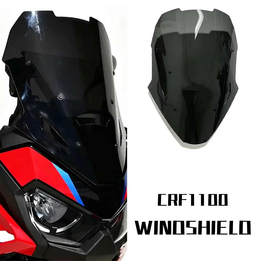 Parabrezza Sportivo 2024-2026 per HONDA CRF 1100 L Africa Twin, Schermo Antivento per Africa Twin CRF1100L CRF1100 CRF 1100L
