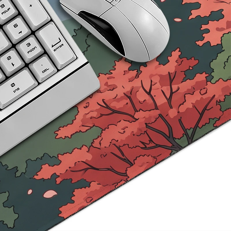 Autumn Mount Fuji Mouse Pad Gamer XL New Computer Large Mousepad XXL Desk Mats MousePads Soft Natural Rubber Gaming laptop